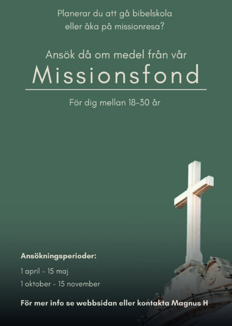 Equmeniakyrkan Jonsereds Missionsfond 